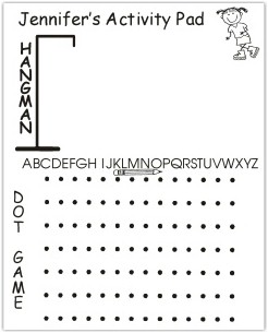 Pen At Hand Stick Figures - Small Activity Pad